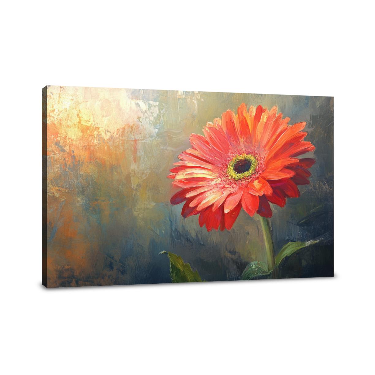 Gerbera in Light Canvas