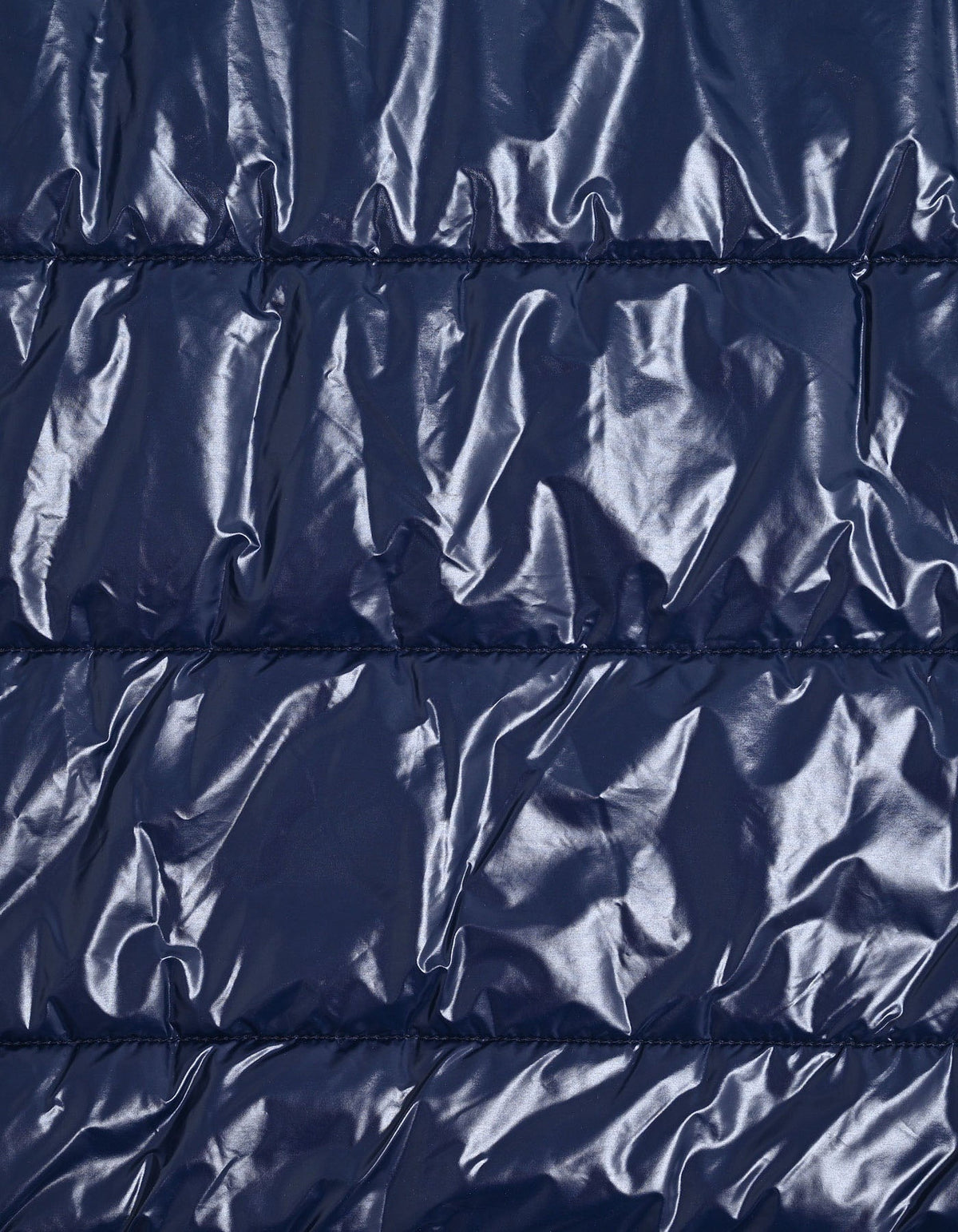 Navy Gloss Puffer Jacket
