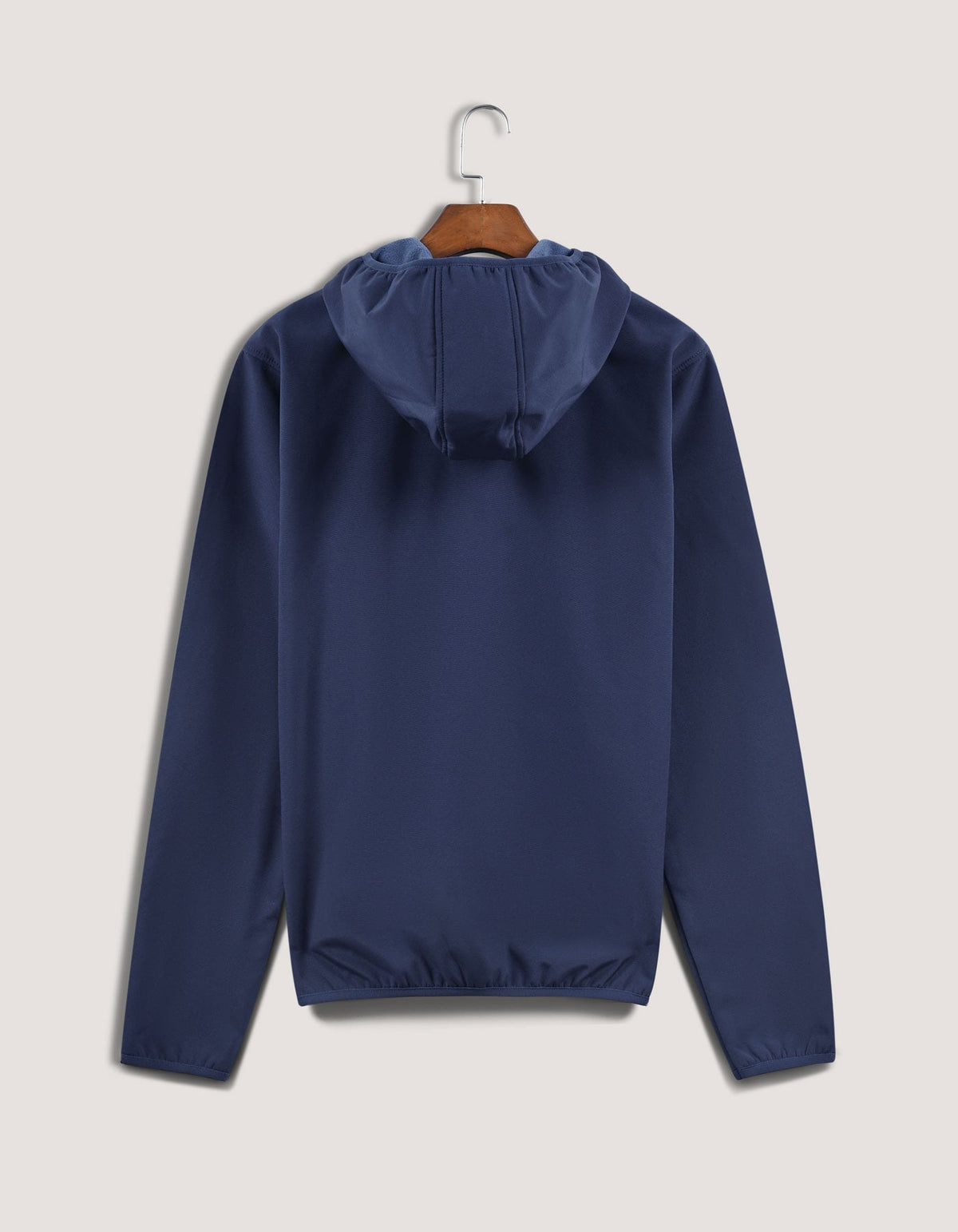 Navy Hooded Windbreaker Jacket