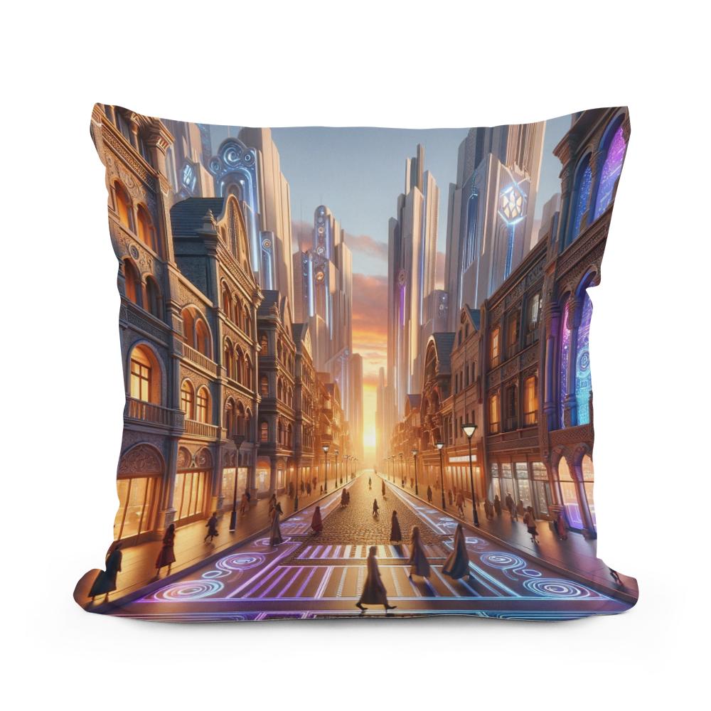 Dusk Fusion Boulevard Cotton Cushion