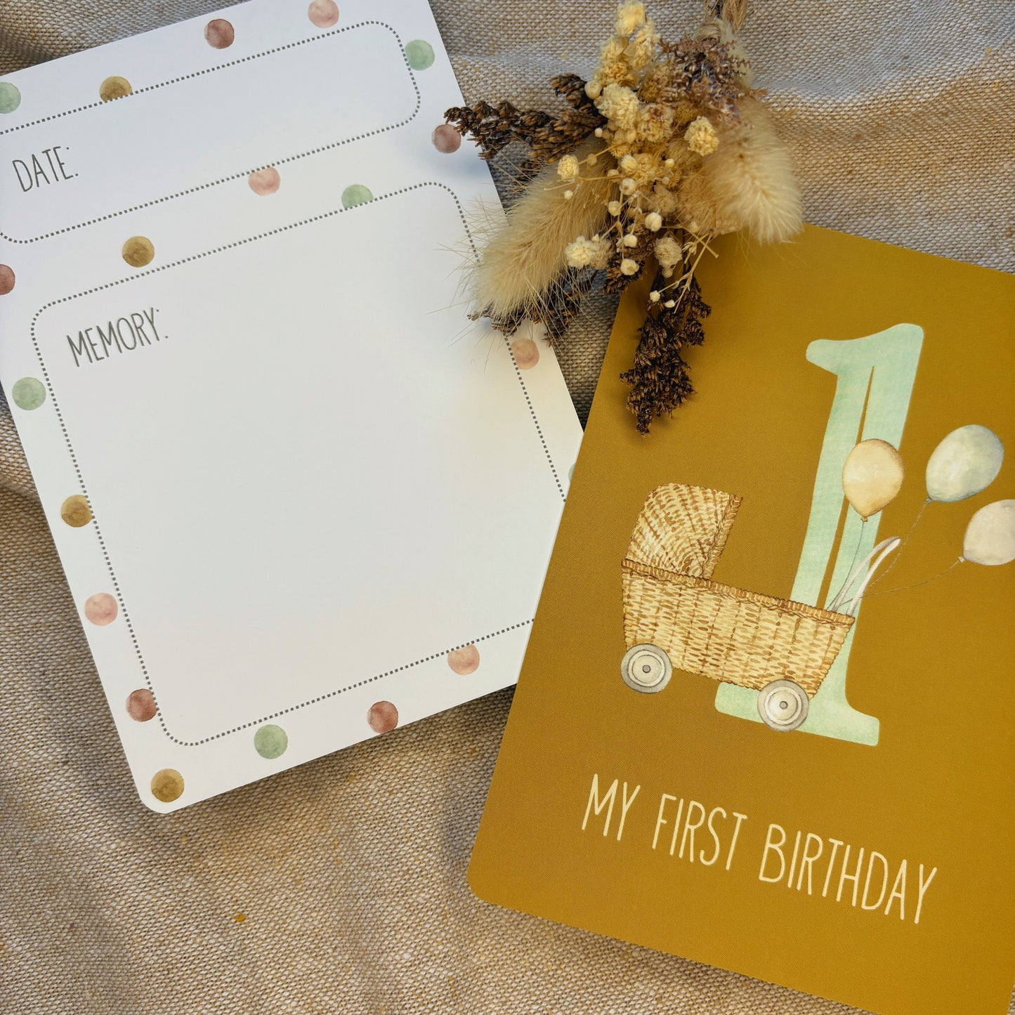 Baby Milestone Cards