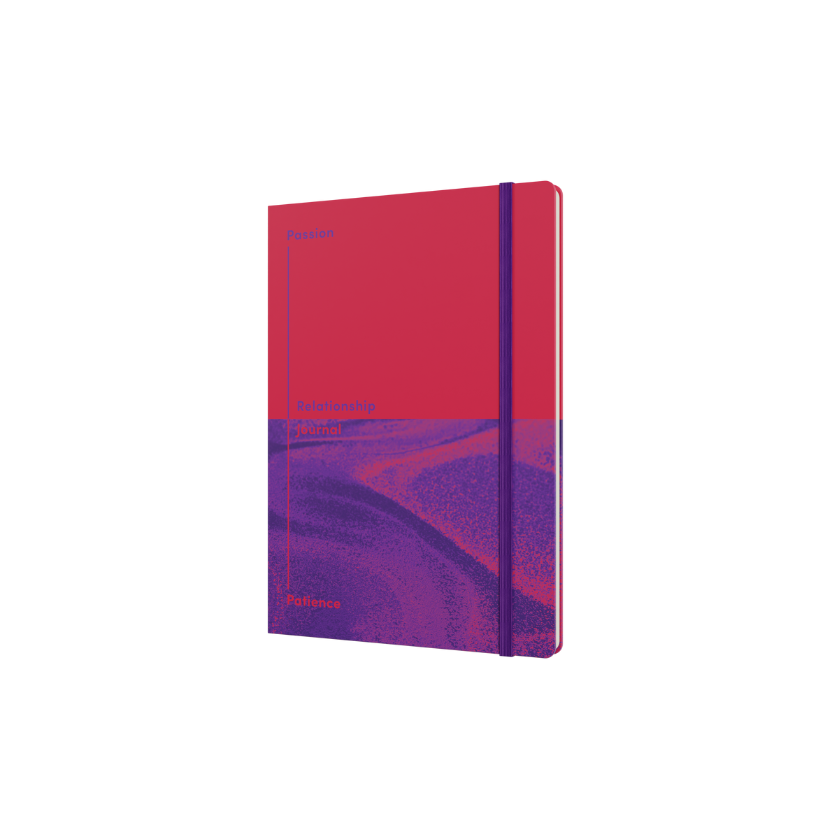 Passion and Patience Relationship Journal, A5 - Red