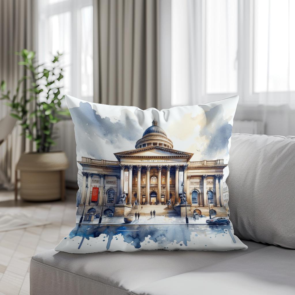 Liverpool Walker Gallery Cotton Cushion