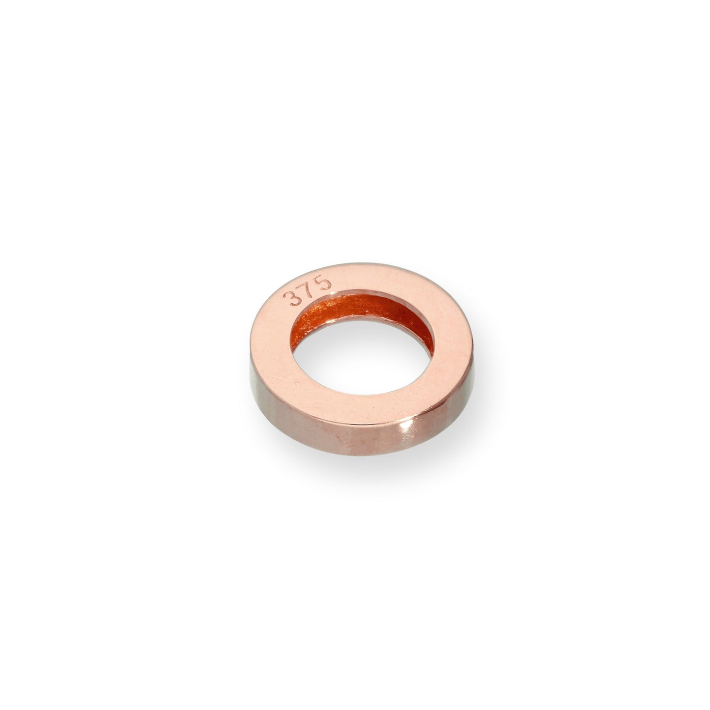 9ct Rose Gold Karma Circle Charm