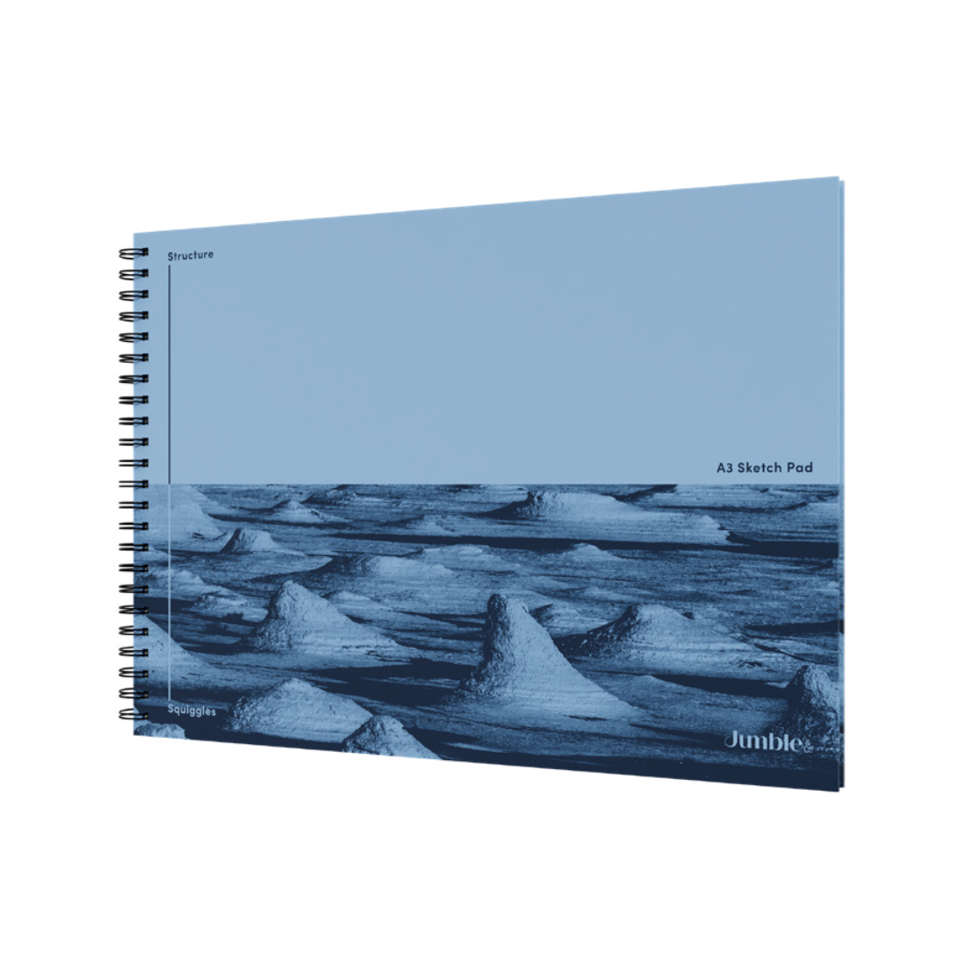 Structure & Squiggles Sketch Pad - A3 - Jumble