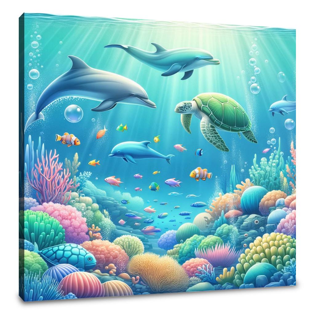Underwater Wonderland Canvas