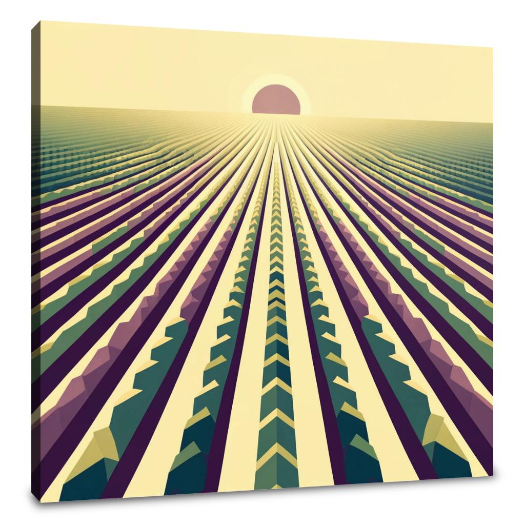 Harvest Geometry Canvas