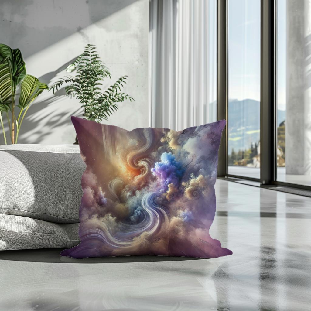 Ethereal Dreamscape Cotton Cushion