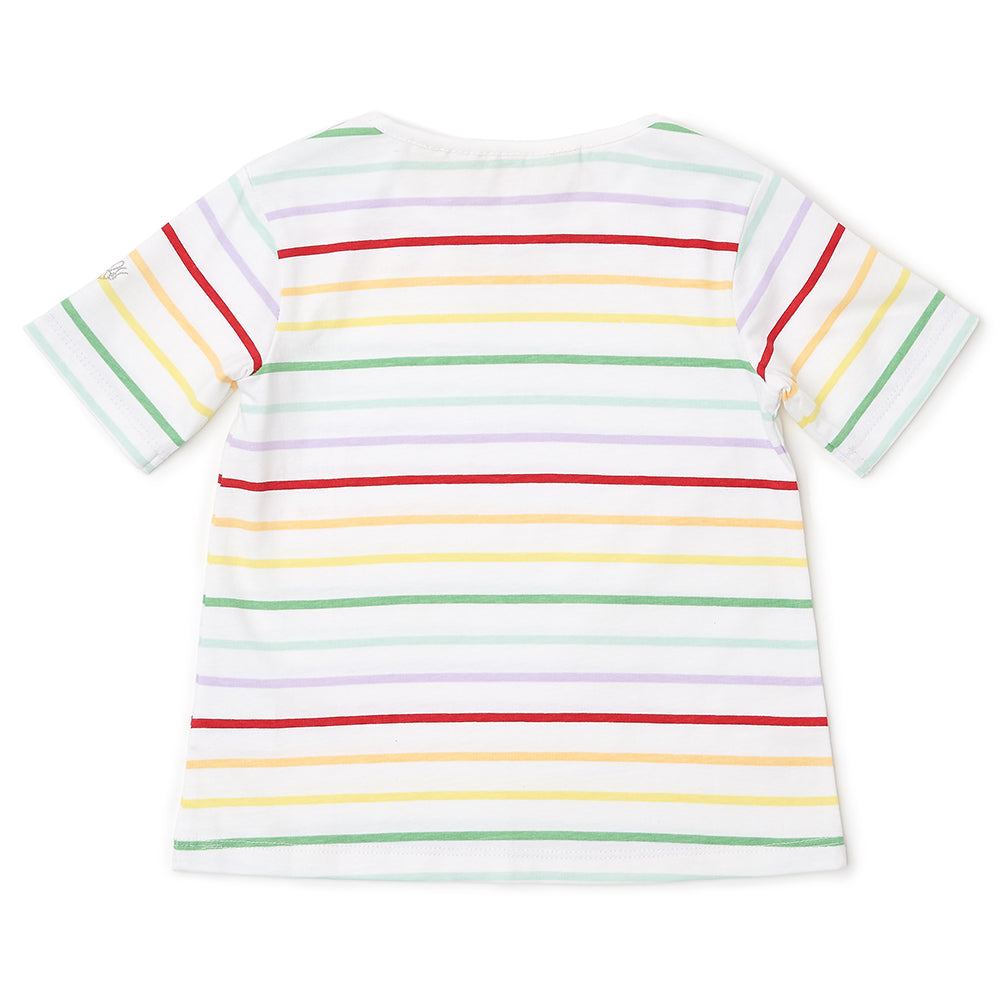 Rainbow Breton Stripe Summer T-Shirt