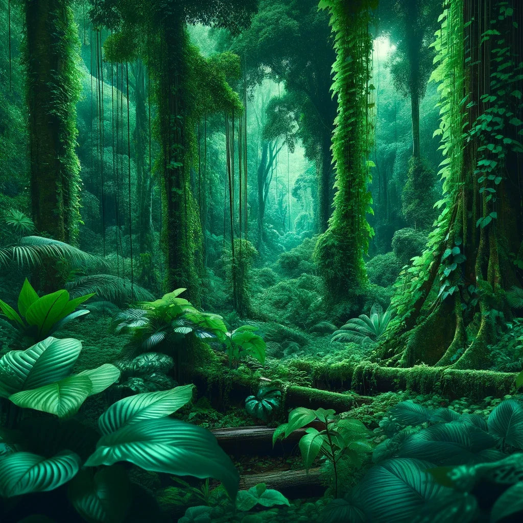 Jade Jungle Canvas