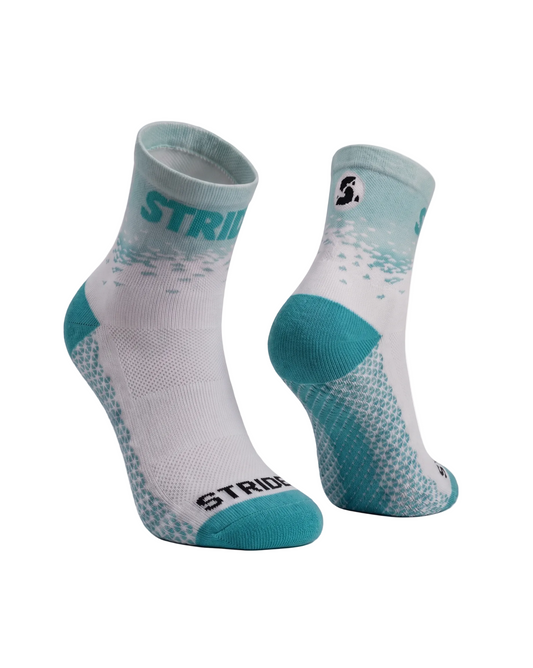 Performance Running Socks - Quarter Crew Jade Force