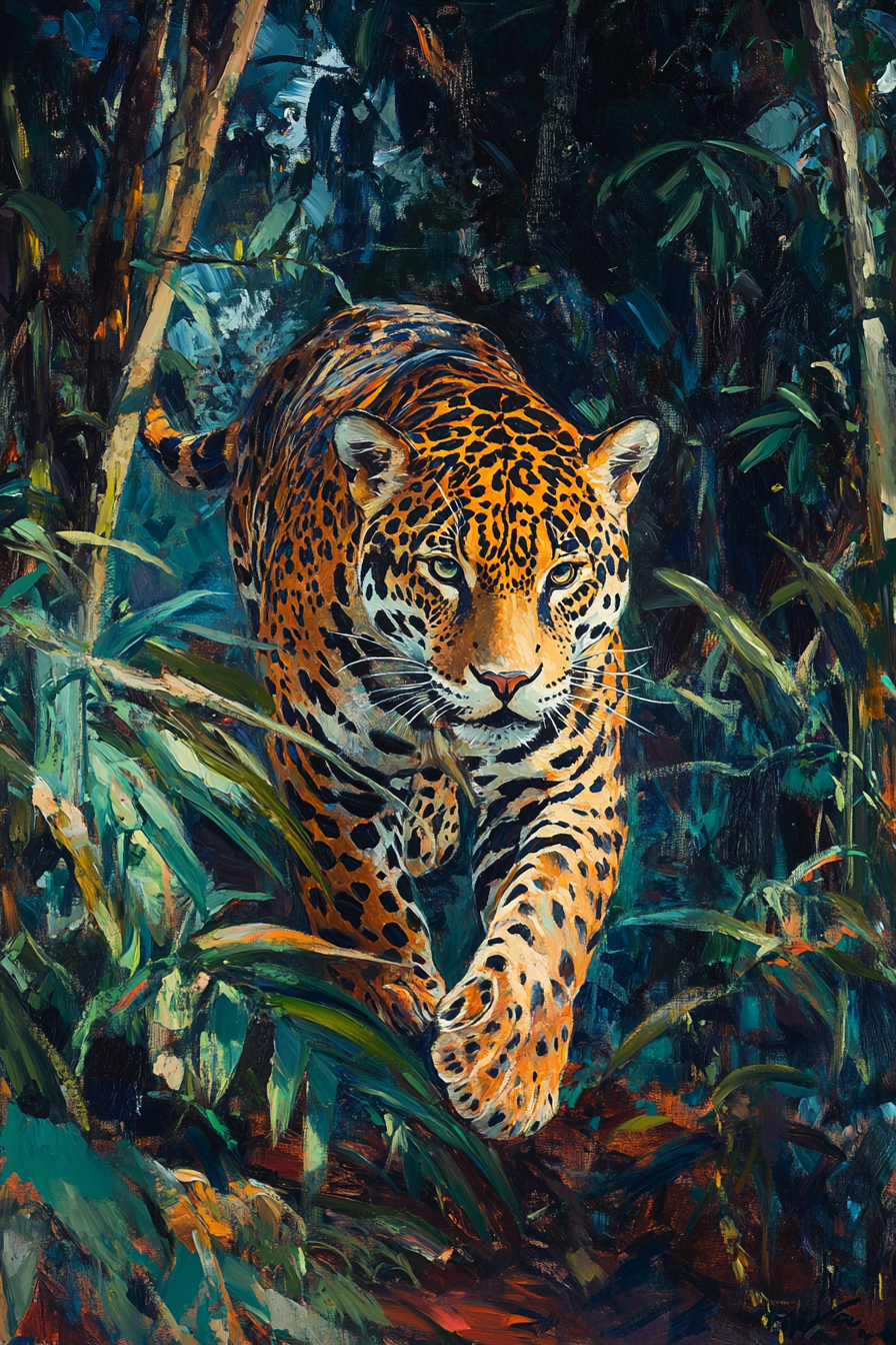 Jaguar's Shadow Canvas