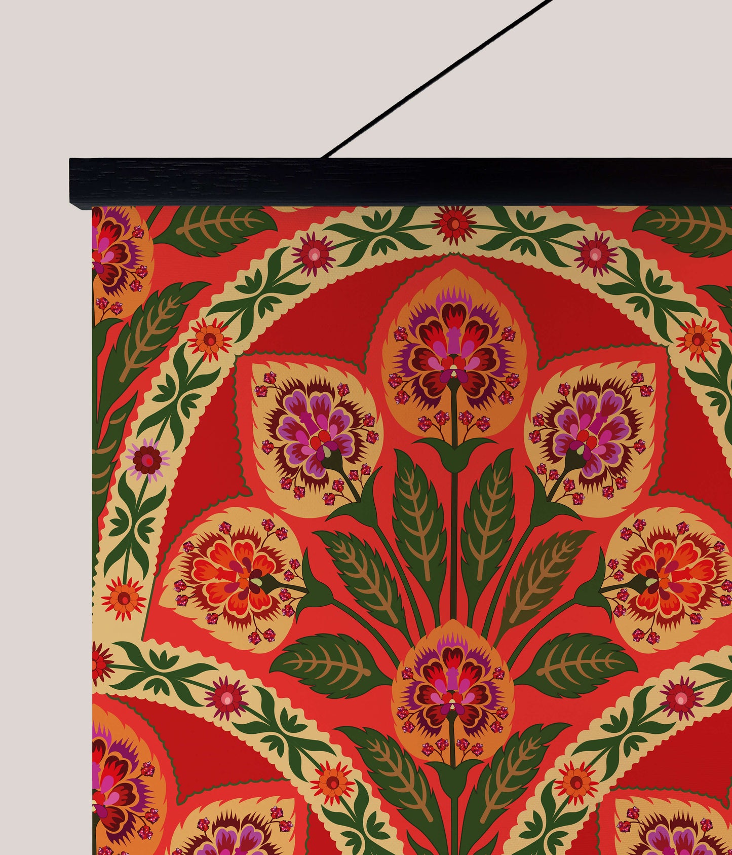 Indian Floral Tapestry