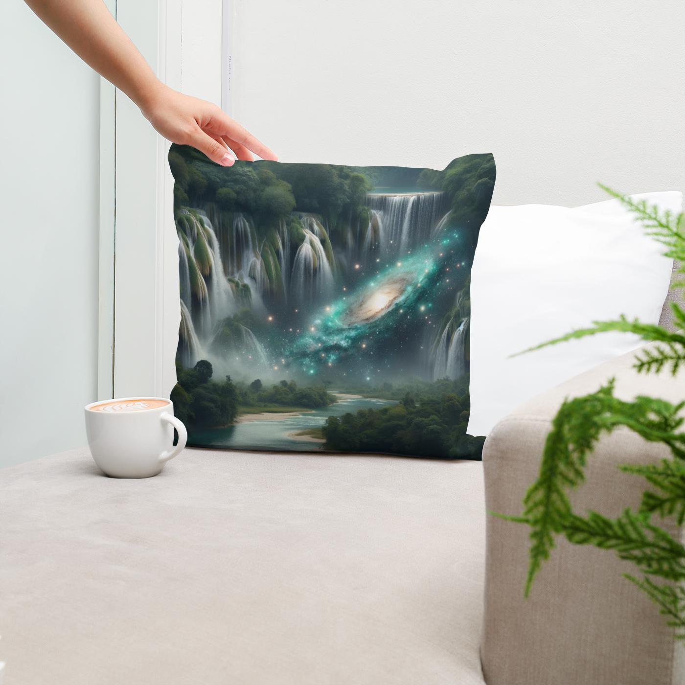 Celestial Falls Cotton Cushion