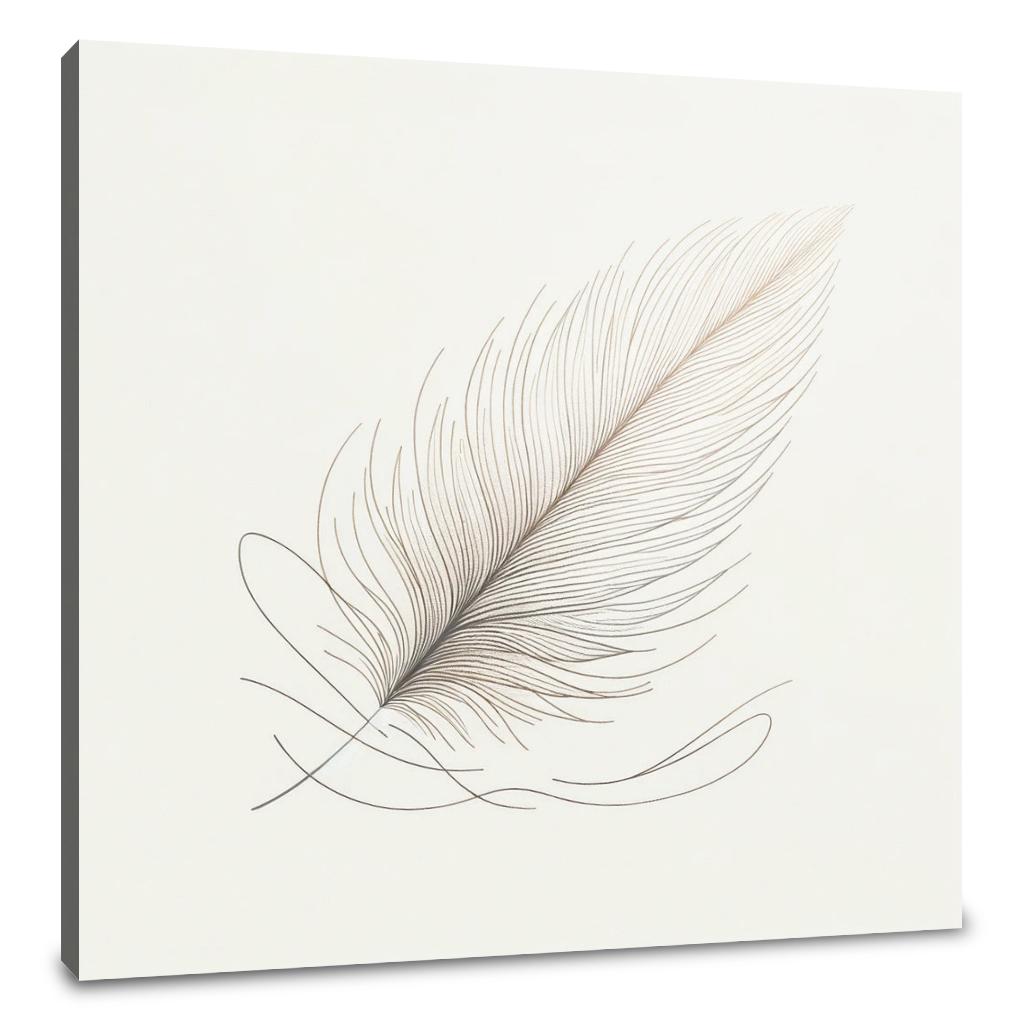 Gentle Feather Canvas