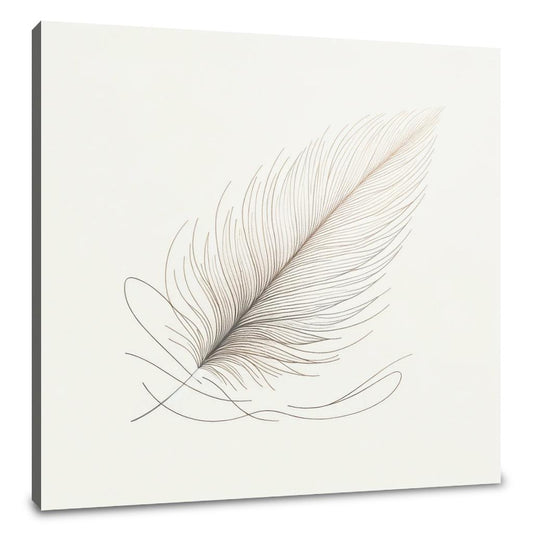 Gentle Feather Canvas