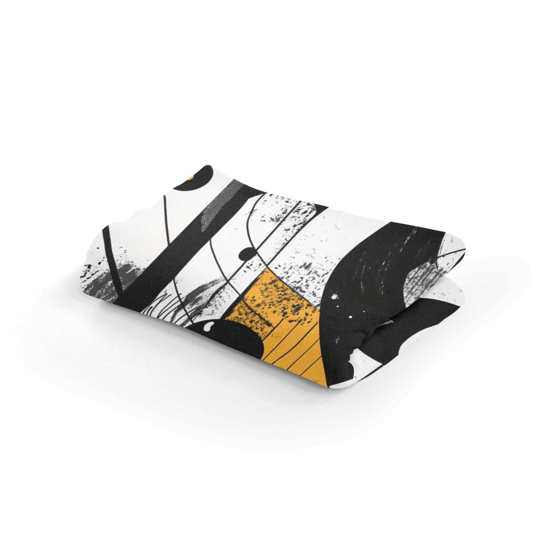 Monochrome Whimsy Blanket