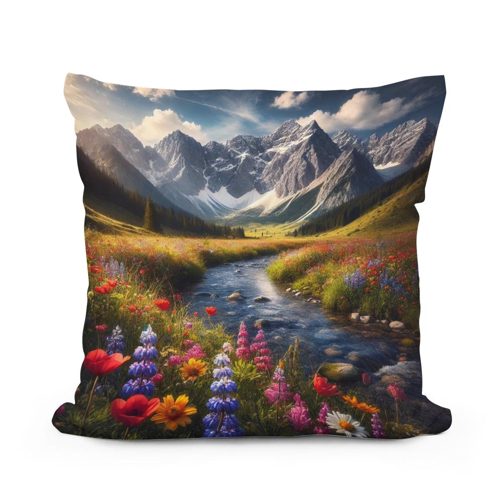 Mountain Harmony Cotton Cushion
