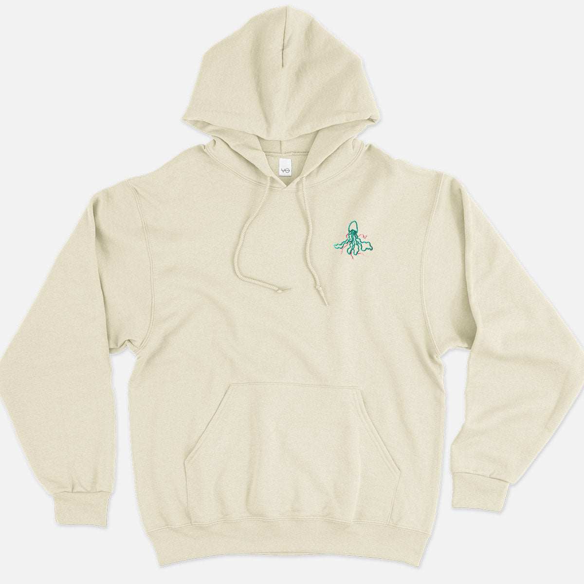 Jellyfish Embroidered Hoodie (Unisex)