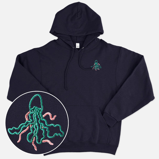 Jellyfish Embroidered Hoodie (Unisex)