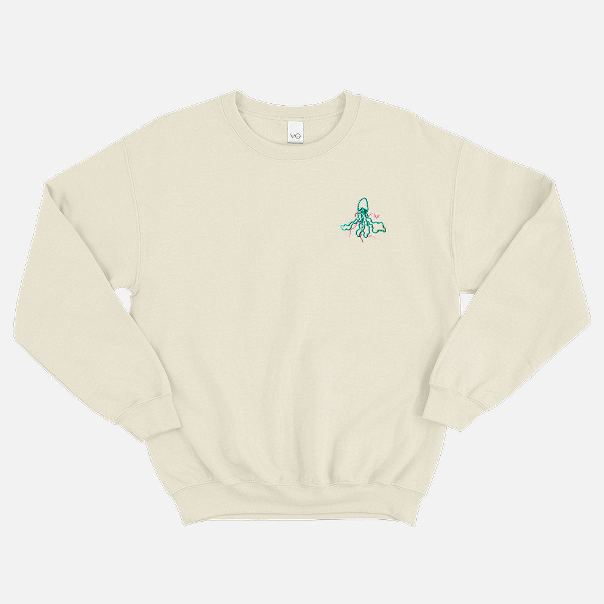 Jellyfish Embroidered Sweatshirt (Unisex)