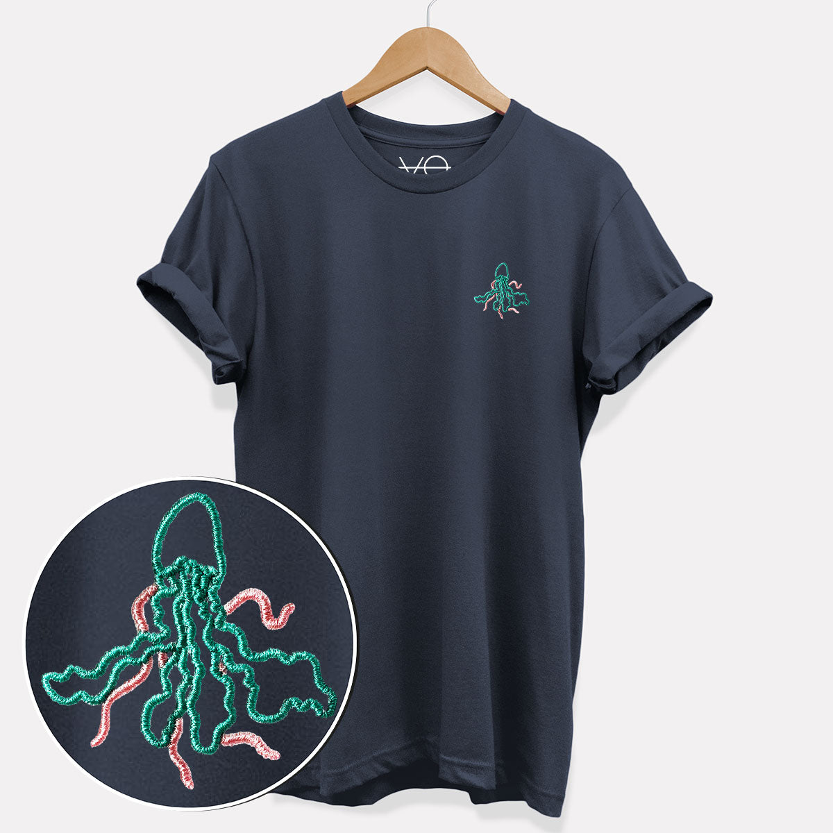 Jellyfish Embroidered T-Shirt (Unisex)