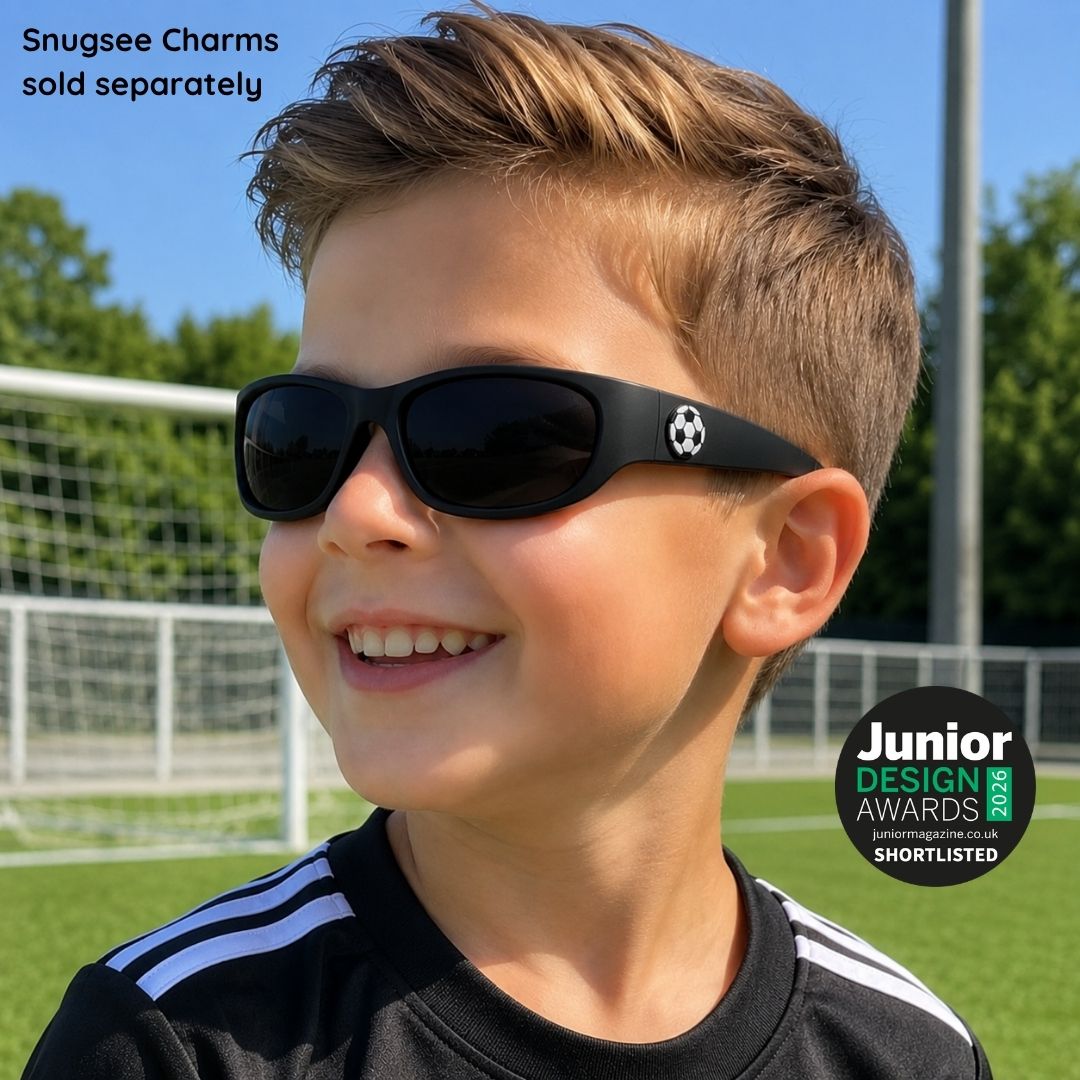 Jet Black Kids Sunglasses | Polarised Lens | Classic Fit | 6-12 Years