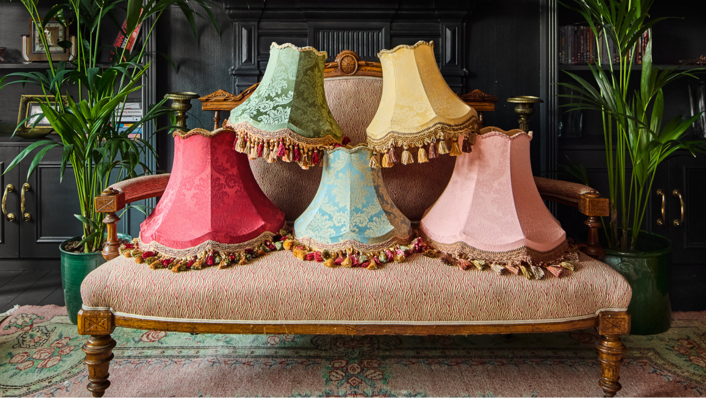 The Topaz Damask Lampshade
