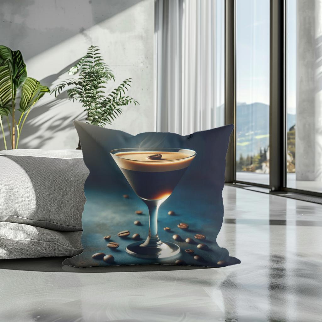 Midnight Espresso Cotton Cushion