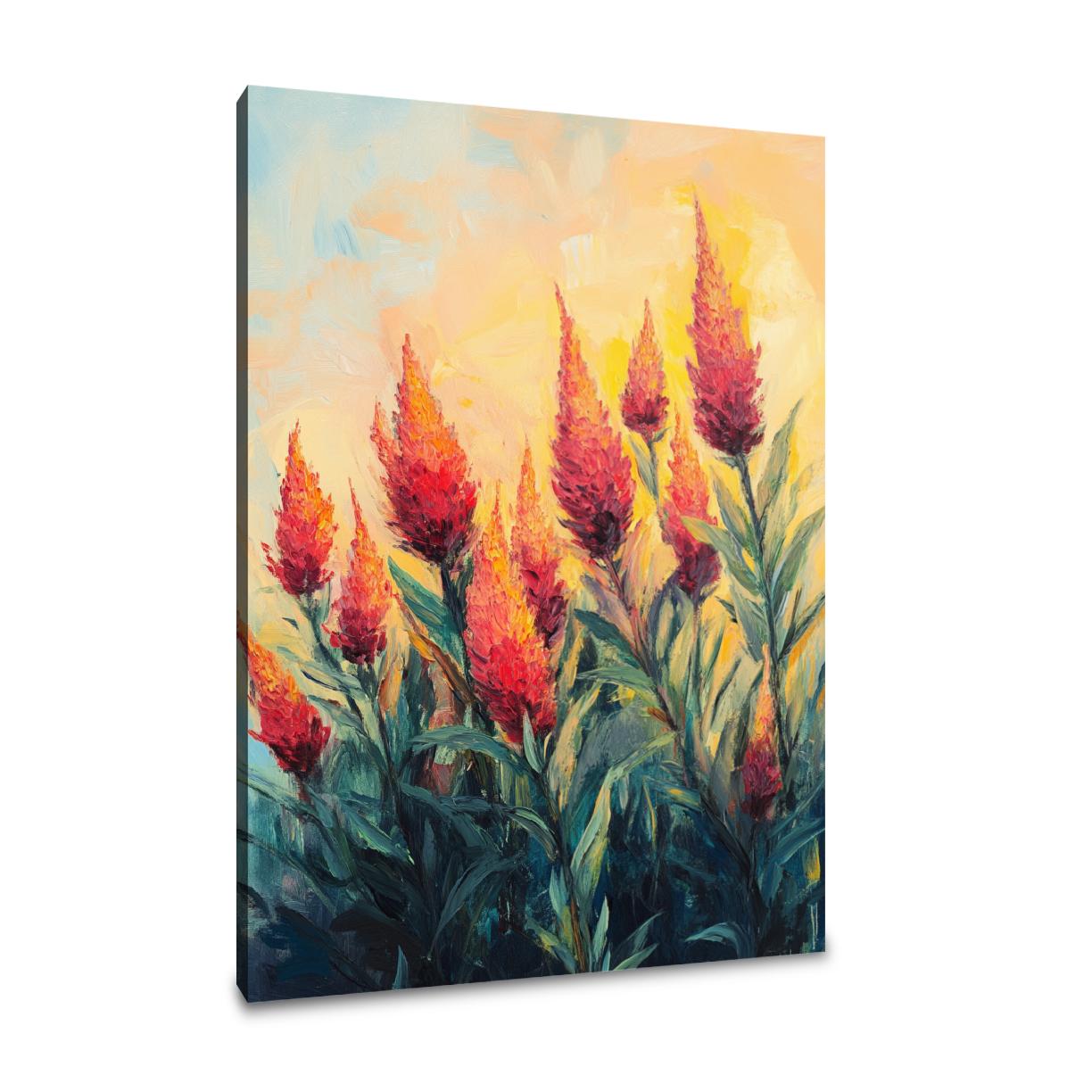 Dawn over Celosia Canvas