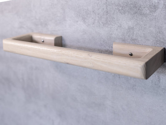 Nordic White | Ash Towel Bar Rail | Bathroom Furniture Collection