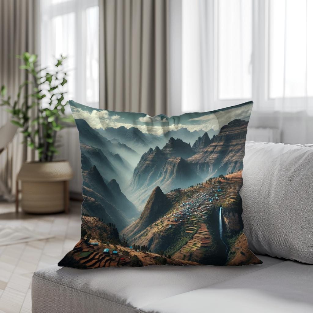 Ethiopian Highlands Cotton Cushion