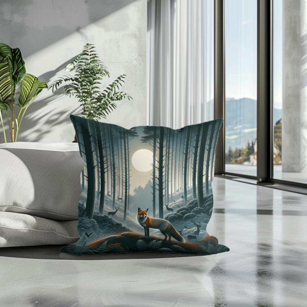 Mystique Forest Cotton Cushion