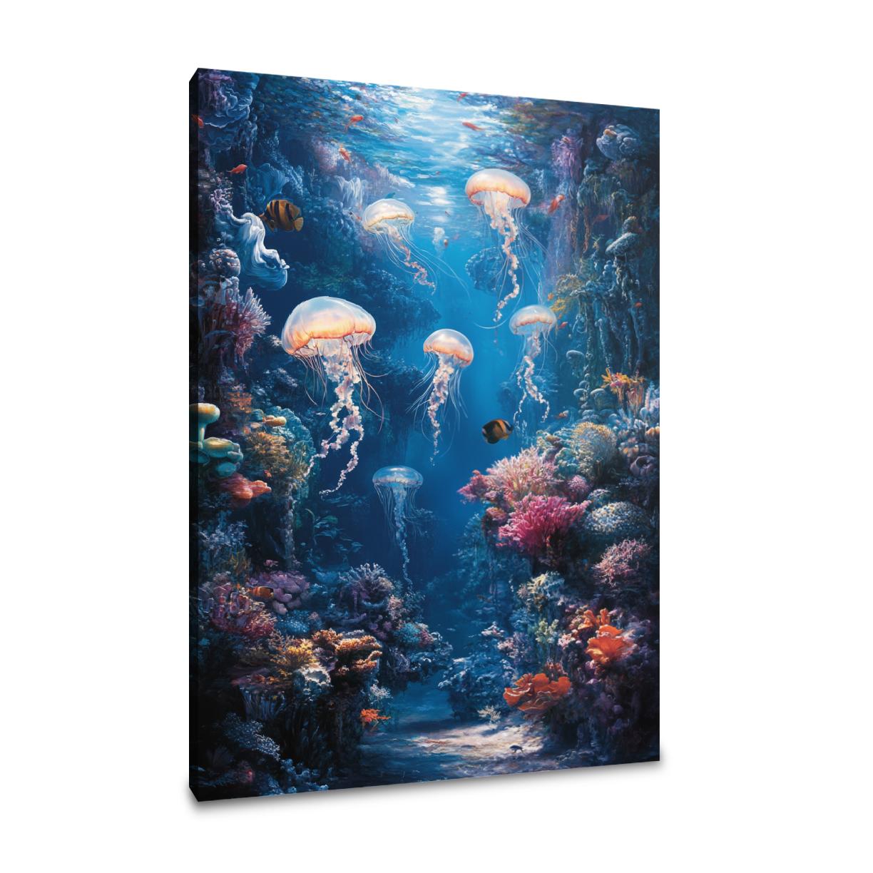 Enigmatic Ocean Symphony Canvas