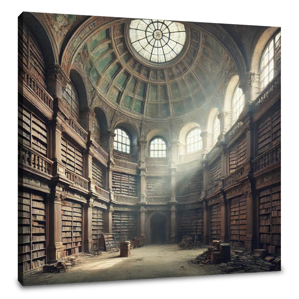 Forgotten Library Canvas