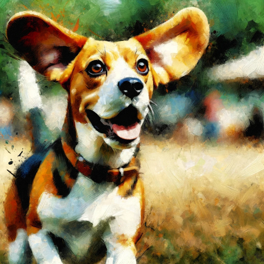 Joyful Beagle Escapad Canvas