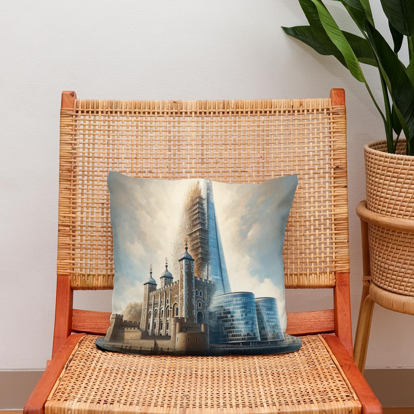 Timeless London Merge Cotton Cushion