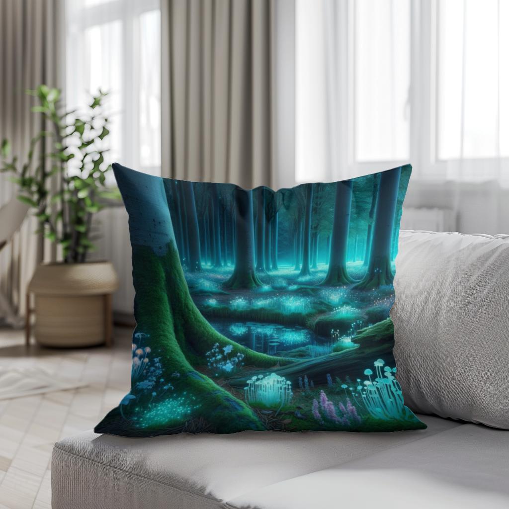 Mystic Glade Cotton Cushion