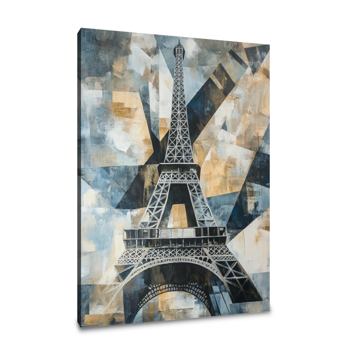 Geometric Eiffel Canvas
