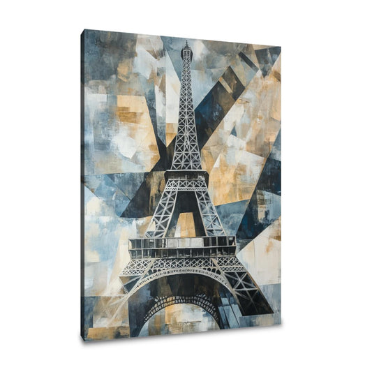 Geometric Eiffel Canvas