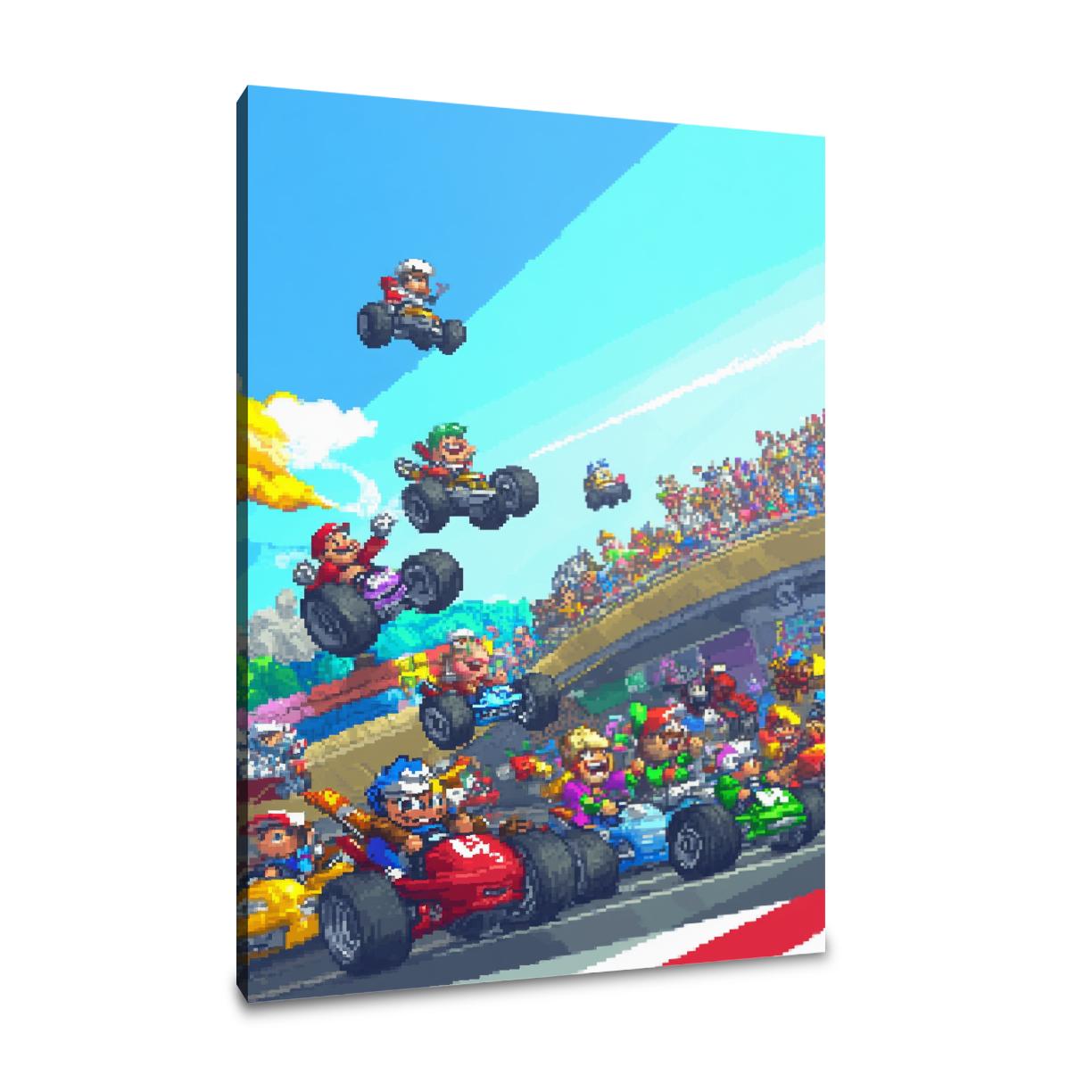 Turbo Kart Racing Canvas