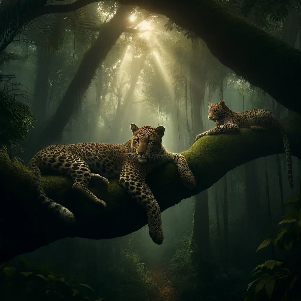 Jungle Leopards Canvas