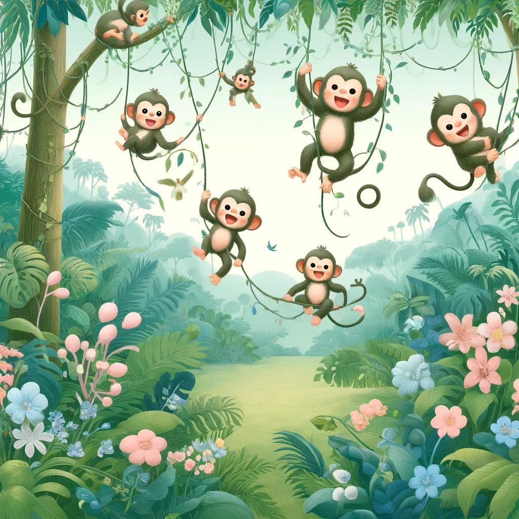 Jungle Monkeys Canvas