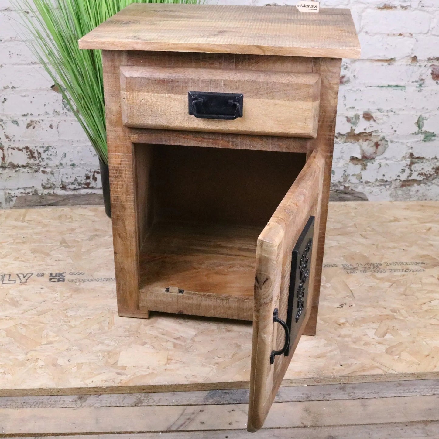 Jupiter Iron Works Furniture Industrial Bedside Cabinet
