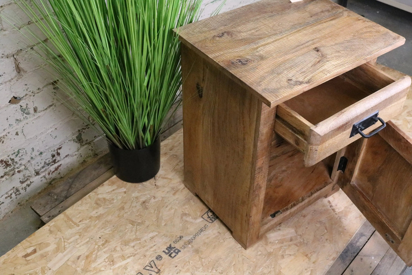 Jupiter Iron Works Furniture Industrial Bedside Cabinet