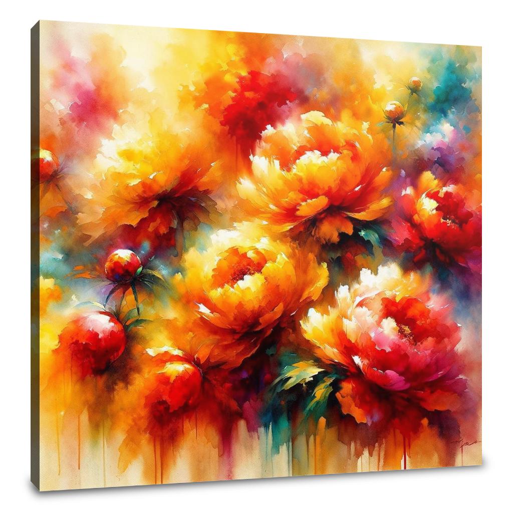 Eternal Peony Canvas