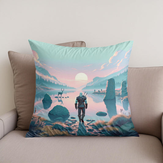 Twilight Tranquillity Cotton Cushion