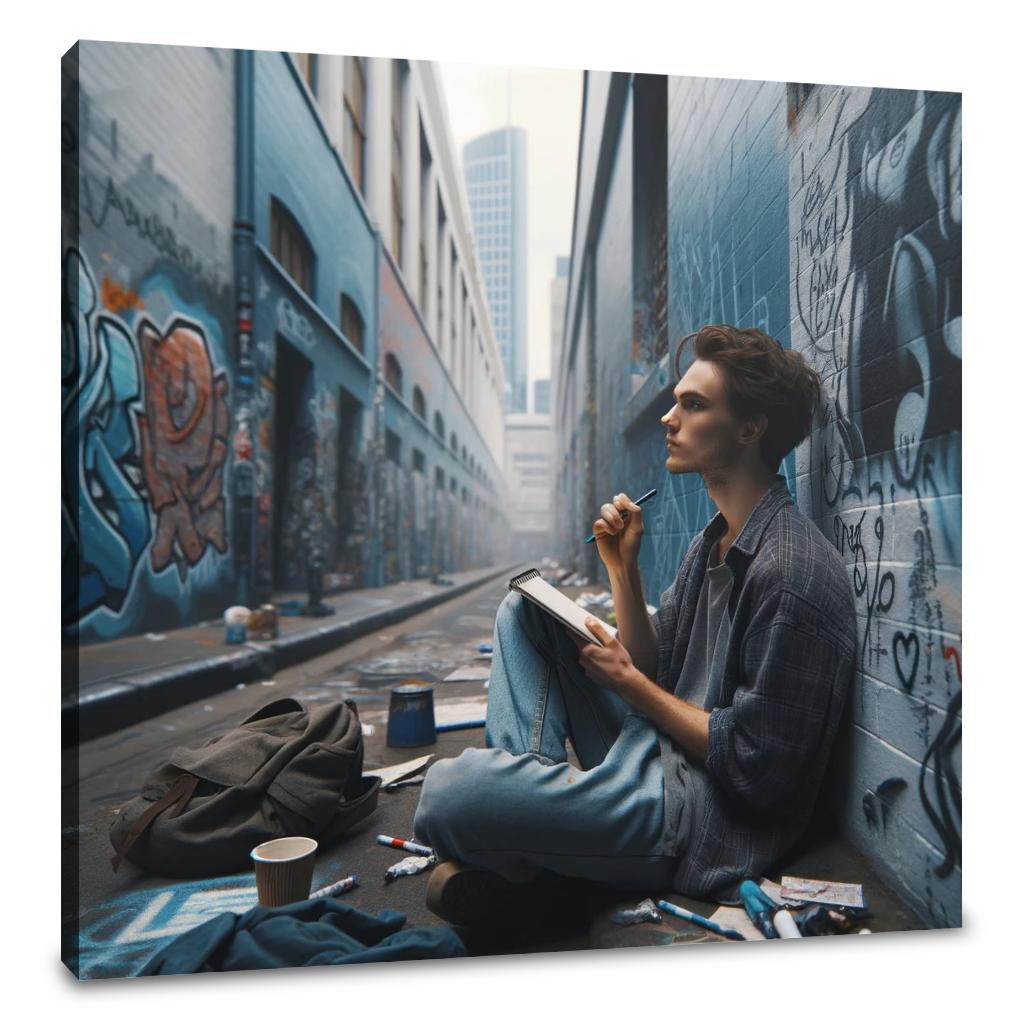 Urban Poetry Canvas