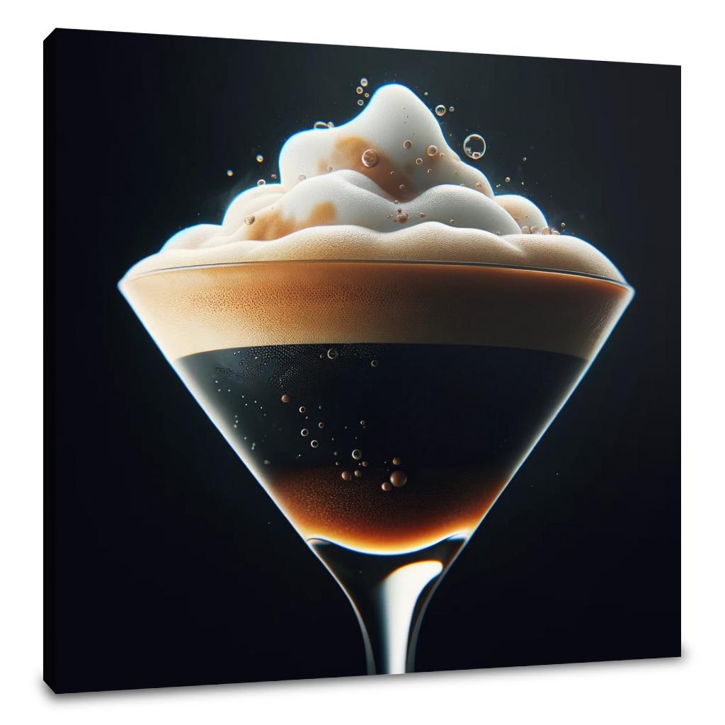 Espresso Martini Elegance Canvas
