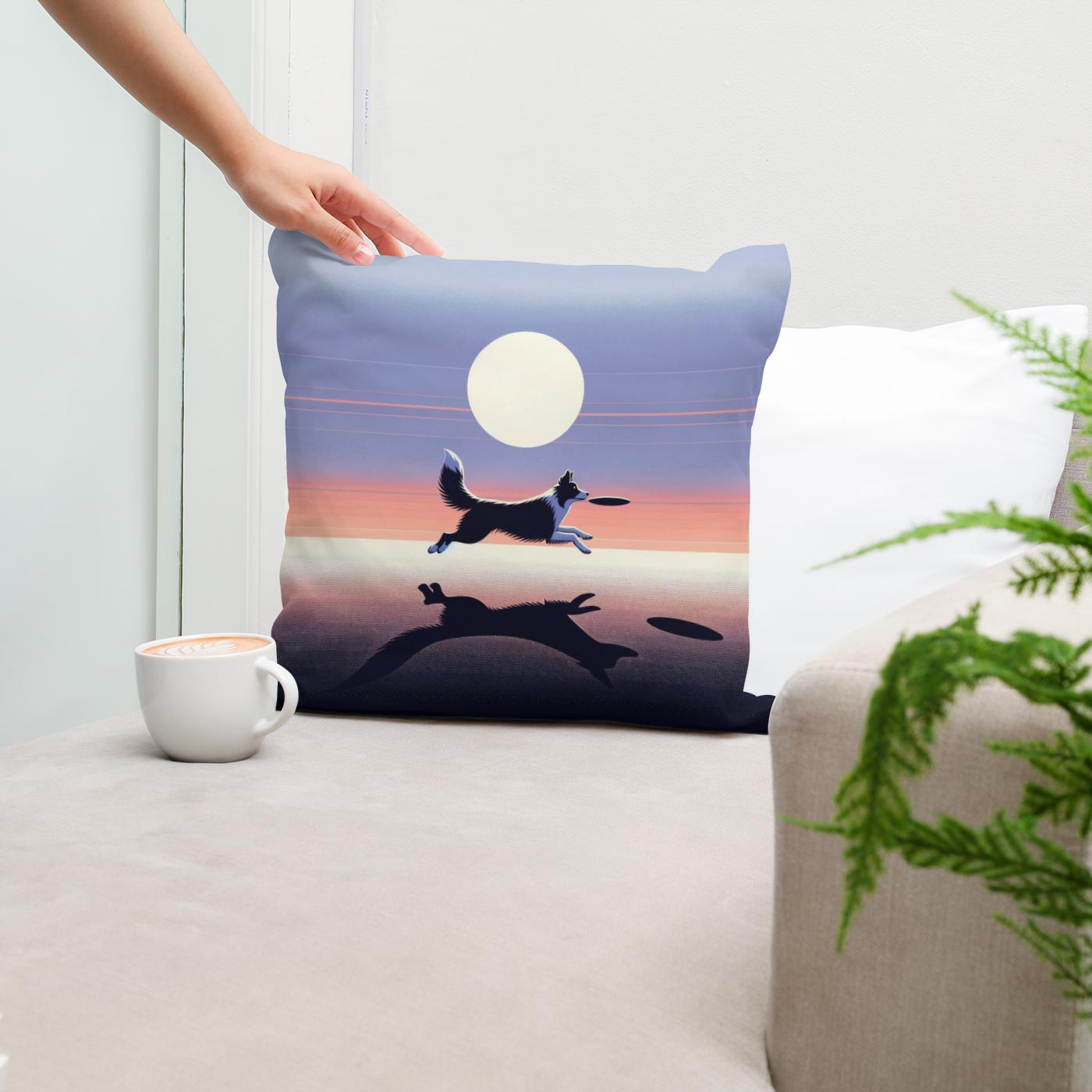 Twilight Leap Cotton Cushion